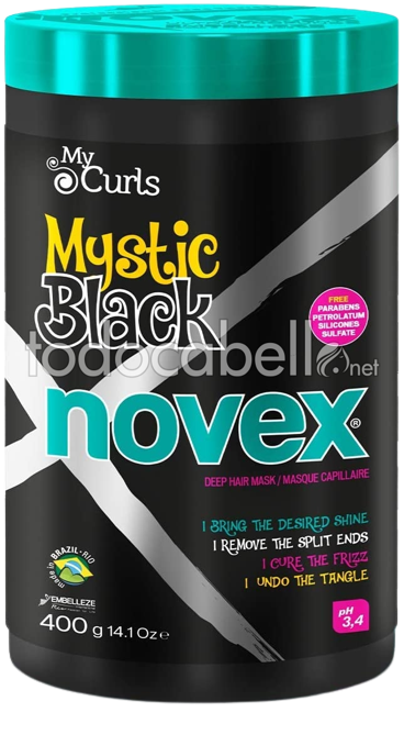 MASQUE CHEVEUX MYSTIC BLACK 400 G