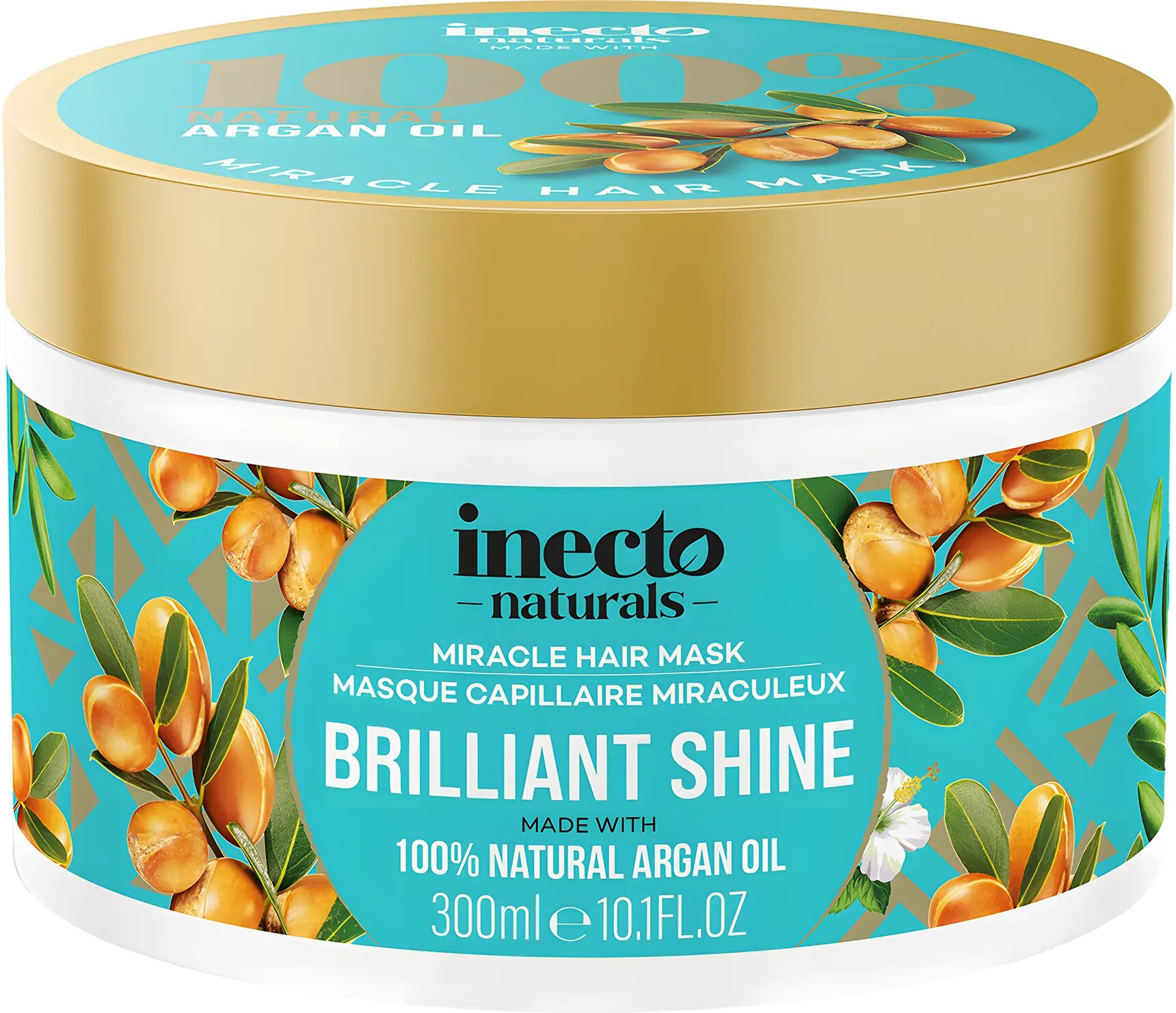 Masque cheveux Argan super brillance Inecto 300 ML