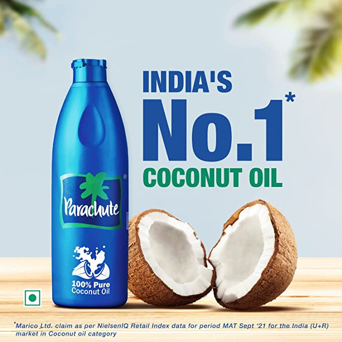 Parachute Advansed Huile capillaire à la noix de coco avec vitamine E Pour des cheveux longs, forts et magnifiques  100ML