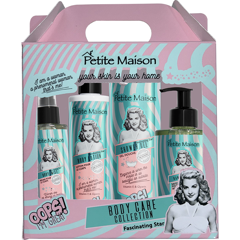 PACK PAMPLEMOUSSE PETITE MAISON GEL DOUCHE + LOTION + BRUME + SAVON MAIN LIQUIDE