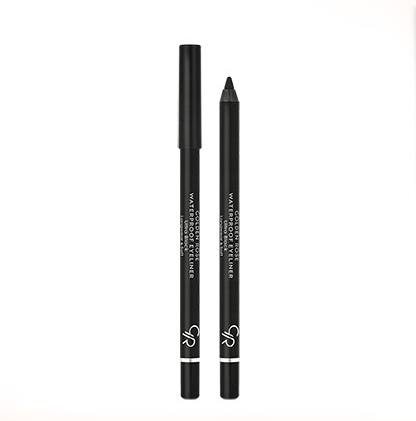 Eyeliner Waterproof Long & Soft Ultra Black  Golden rose