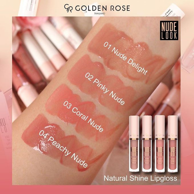 Gloss Natural Shine Nude Look Golden Rose