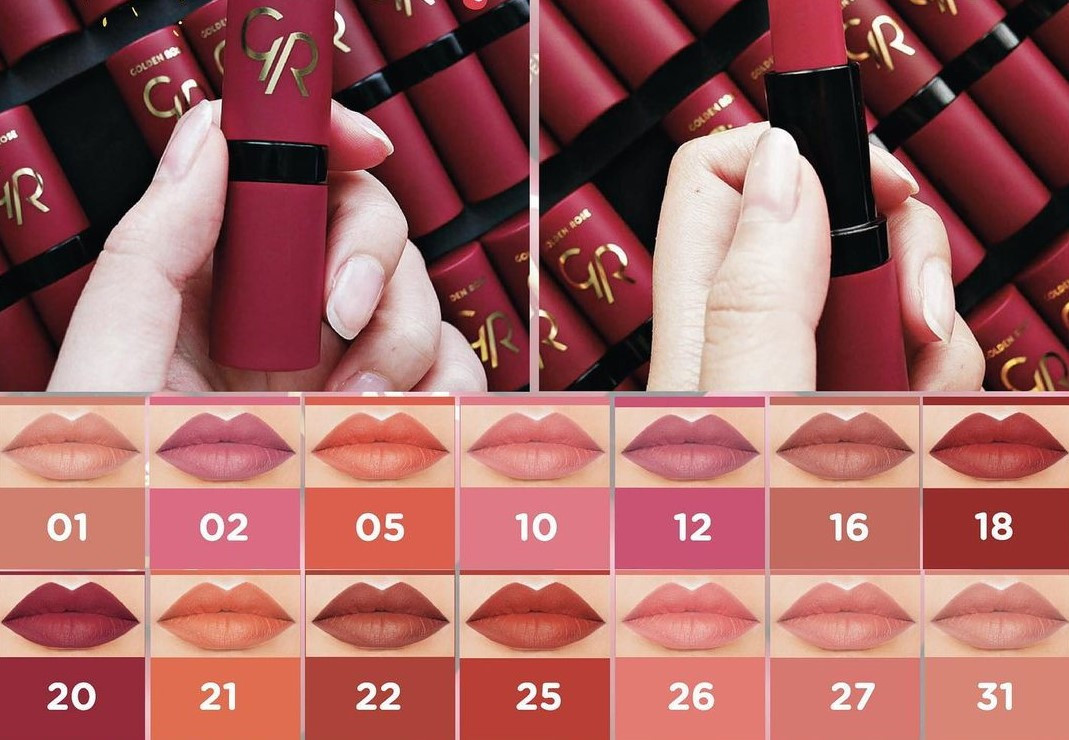 Rouge à lèvres Velvet Matte Golden Rose
