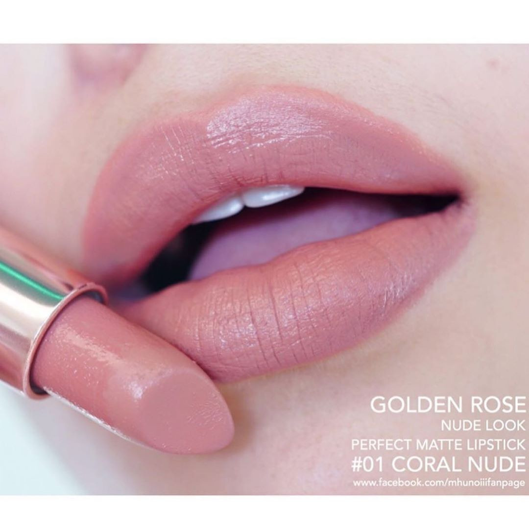 Rouge à lèvres Nude look Perfect Matte Golden Rose
