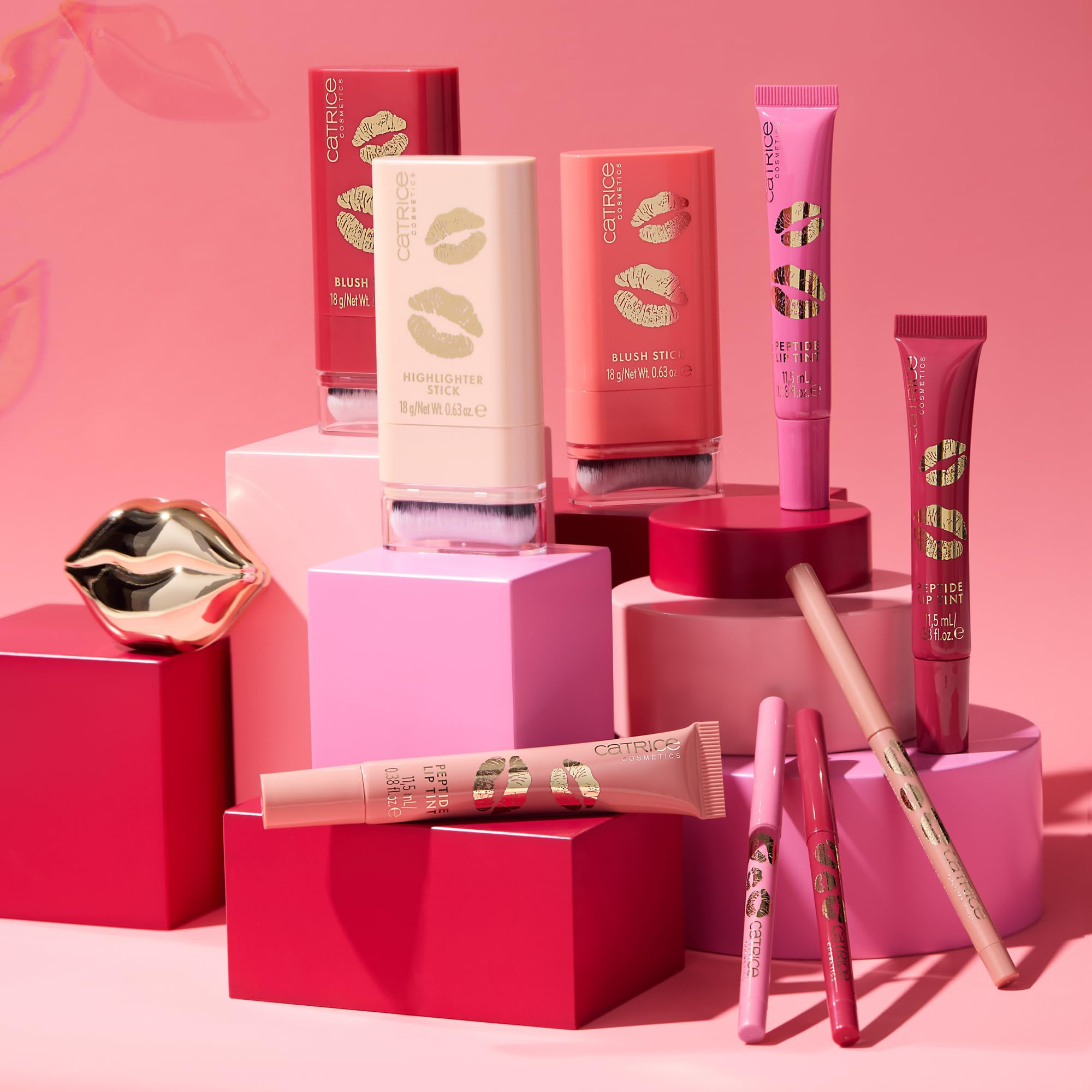 FARD A JOUE STICK KISS & GLOW CATRICE
