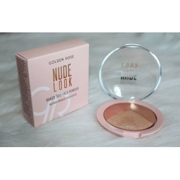 Poudre Baked Trio Nude Look Golden Rose
