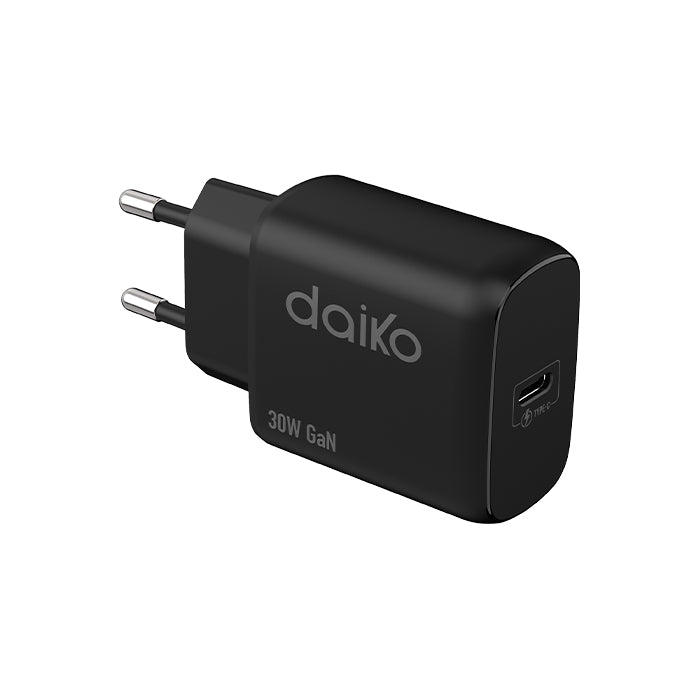 Fast daiko charger Noir USB C 30W