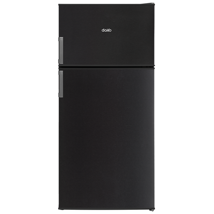 Réfrigérateur 170L Double portes Dark inox