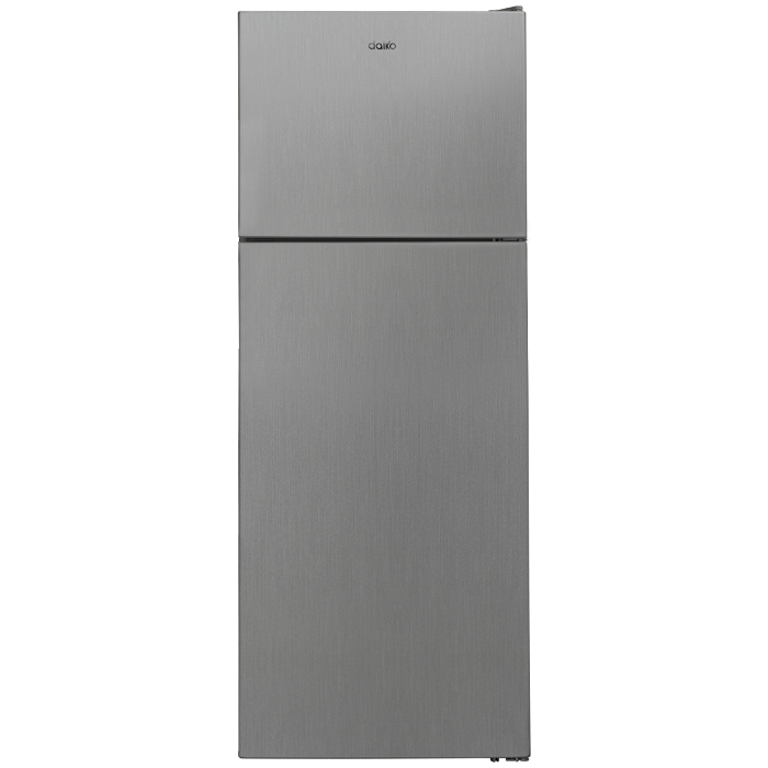 Réfrigérateur 502L Double Portes Inox Look – Grande capacité & design moderne