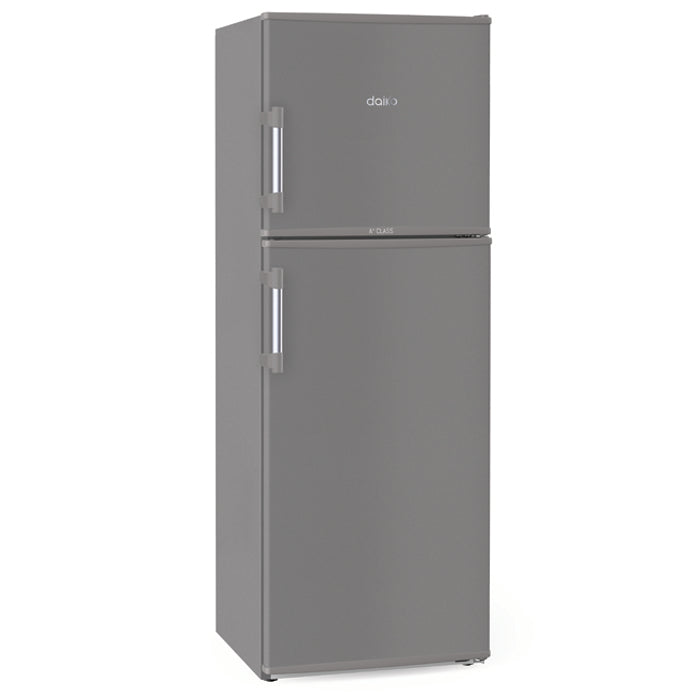 Réfrigérateur DAIKO 253 litres à deux portes – couleur argent