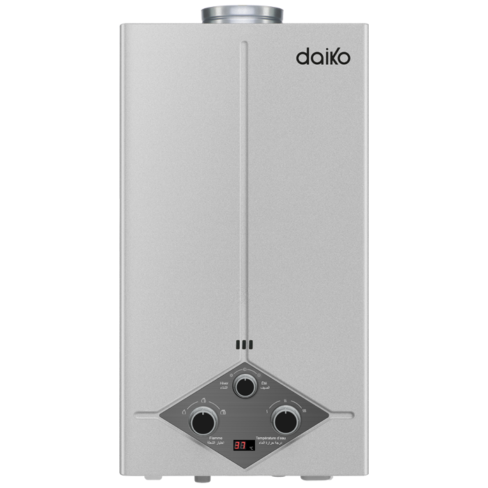 Chauffe eau daiko à gaz automatique 6L Écran LED d'affichage