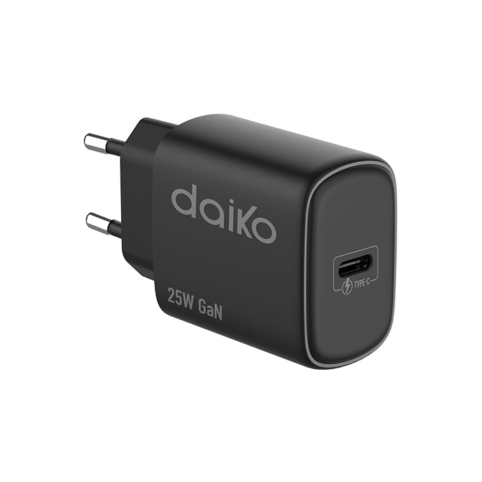 Fast daiko charger Noir USB C 25W
