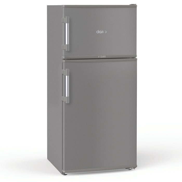 Réfrigérateur Daiko 189L Double portes Silver