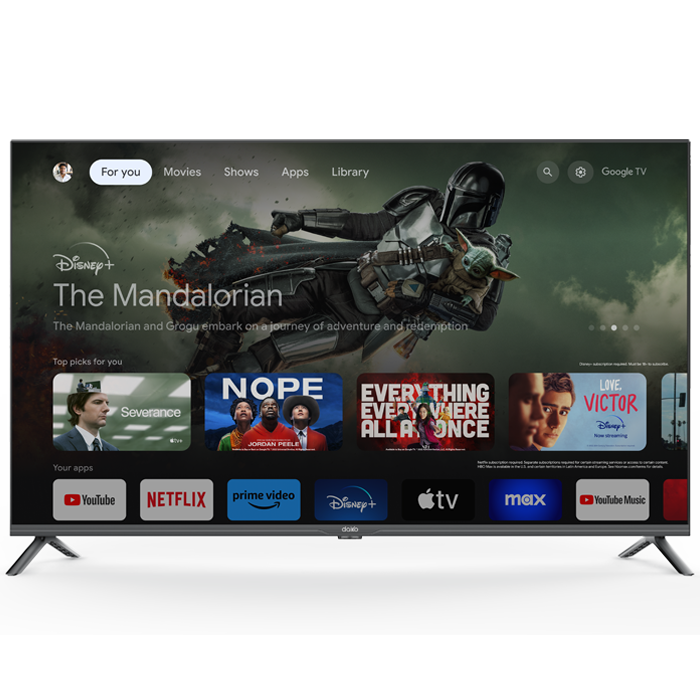 Google TV 43" Daiko SMART Silver Frameless FHD