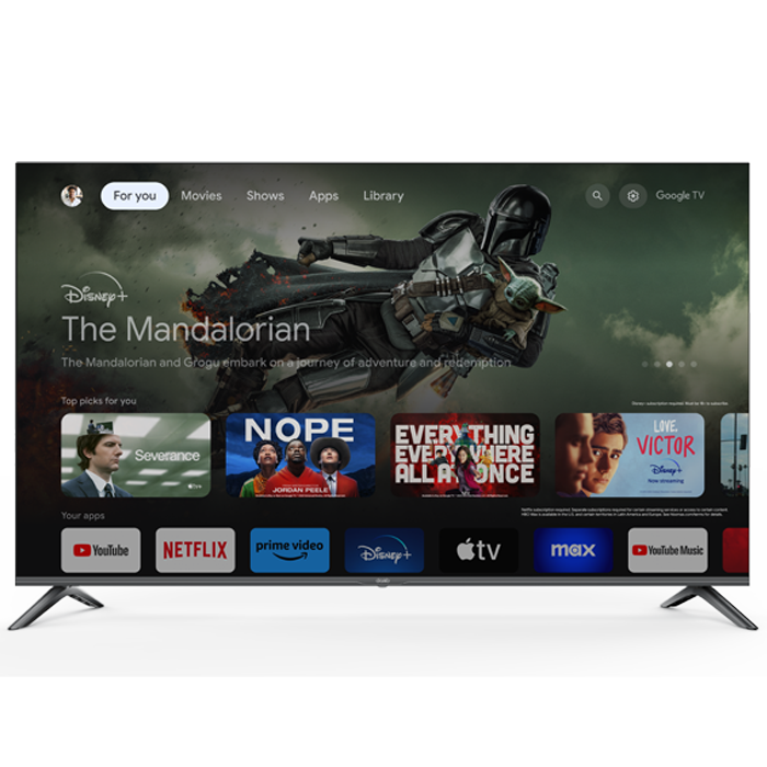 Google TV 55" Daiko SMART Silver Frameless 4K