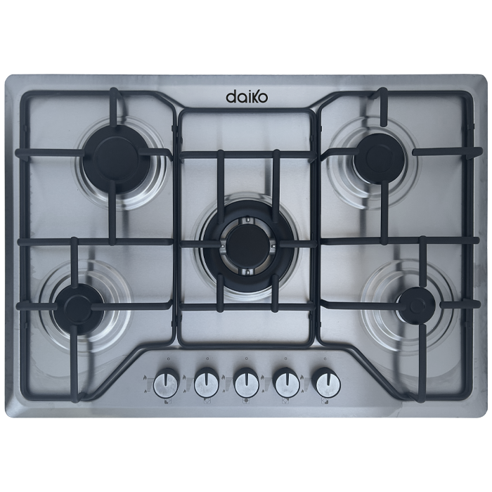 Plaque de Cuisson à Gaz 75cm à 5 Brûleurs