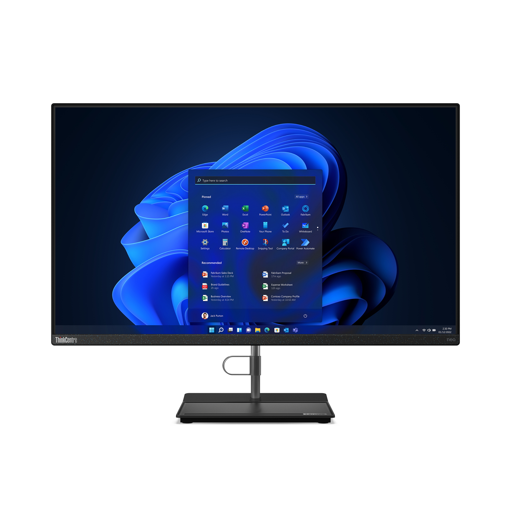 ORDINATEUR DE BUREAU LENOVO ALL-IN-ONE Thinkcentre Neo 30A 27 Gen 4 i7 13th (12JU001QFM)