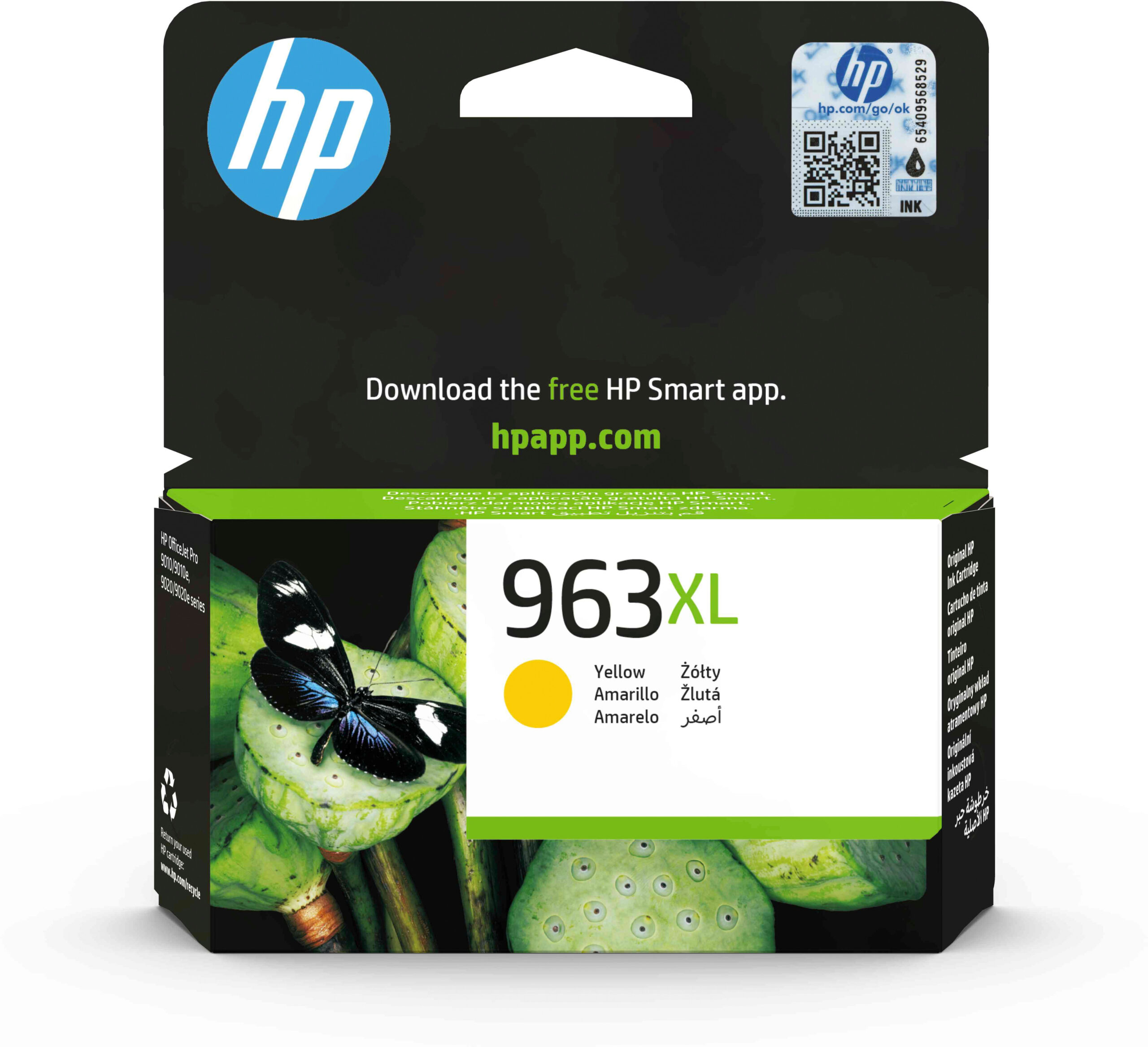 HP 963XL Jaune -Cartouche d’encre  (3JA29AE)