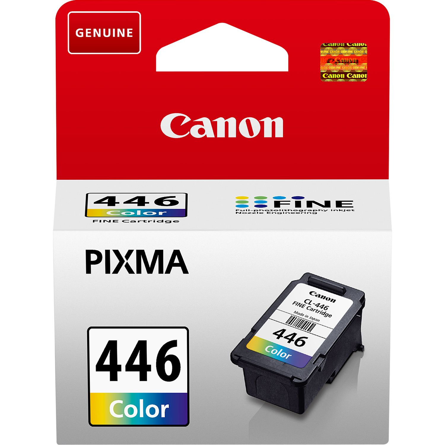 Canon CL-446 cartouche d’encre 1 pièce(s) Original Cyan, Magenta, Jaune