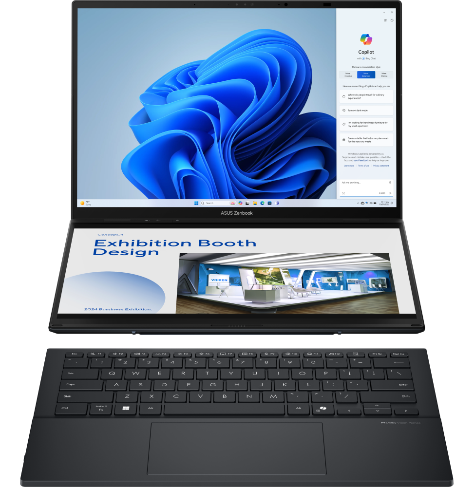 Ordinateur portable Asus Zenbook Duo UX8406CA – Ultra 9 (UX8406CA-PZ043W)