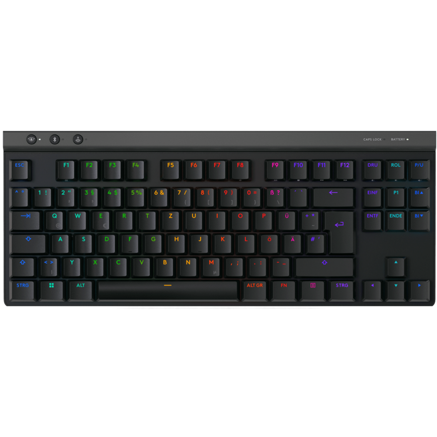 Logitech G G515 TKL Lightspeed Noir Clavier Sans Fil gamer Bluetooth RGB -Tactile Version (920-012546)