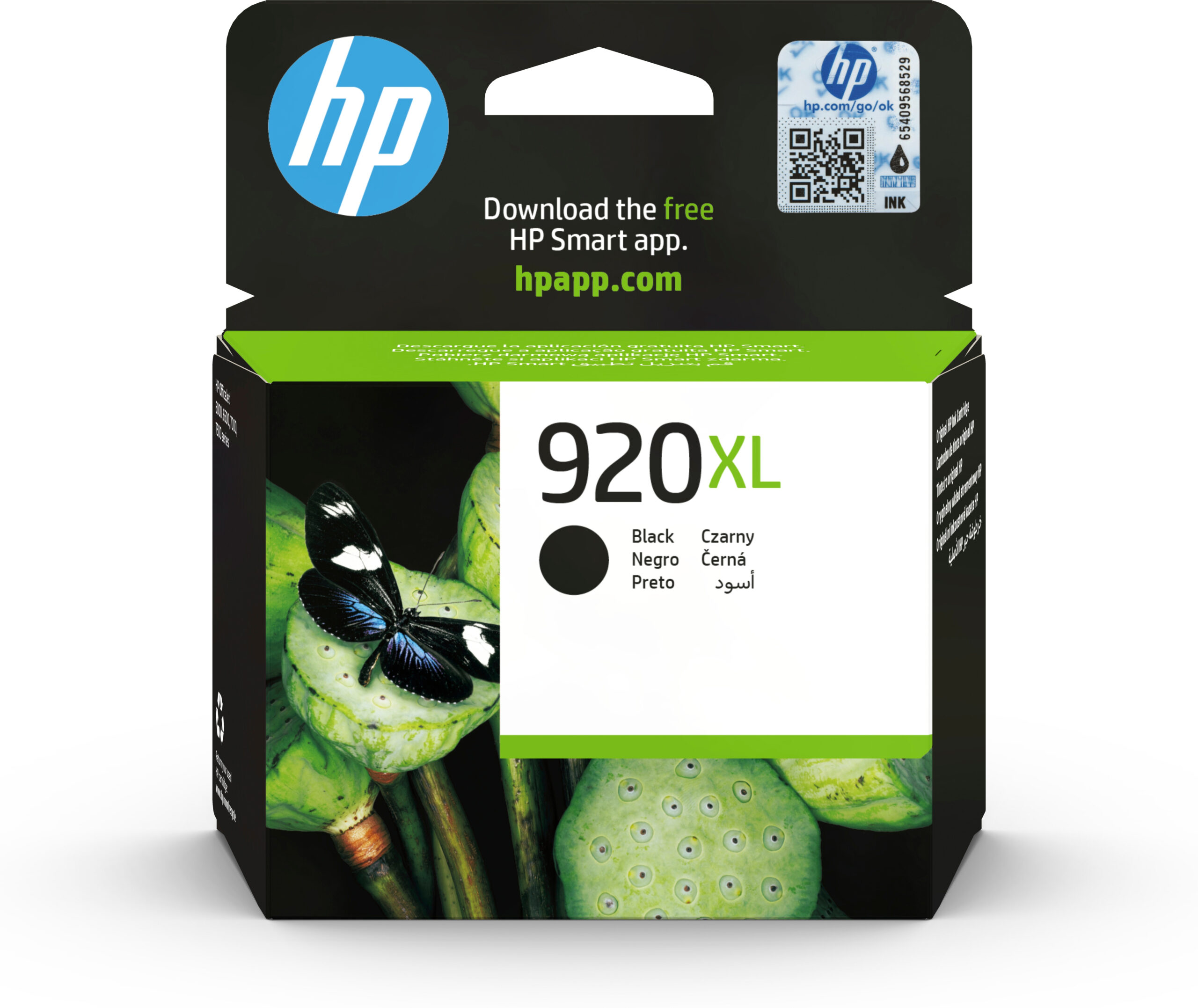 HP 920XL Noir – Cartouche d’encre grande capacité HP d’origine (CD975AE)