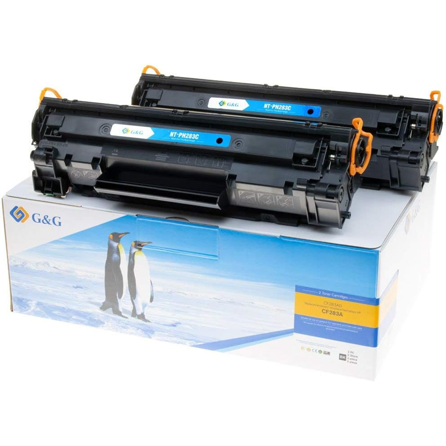 Toner Compatible – G&G – HP 83X – Noir – (CF283X/CRG)