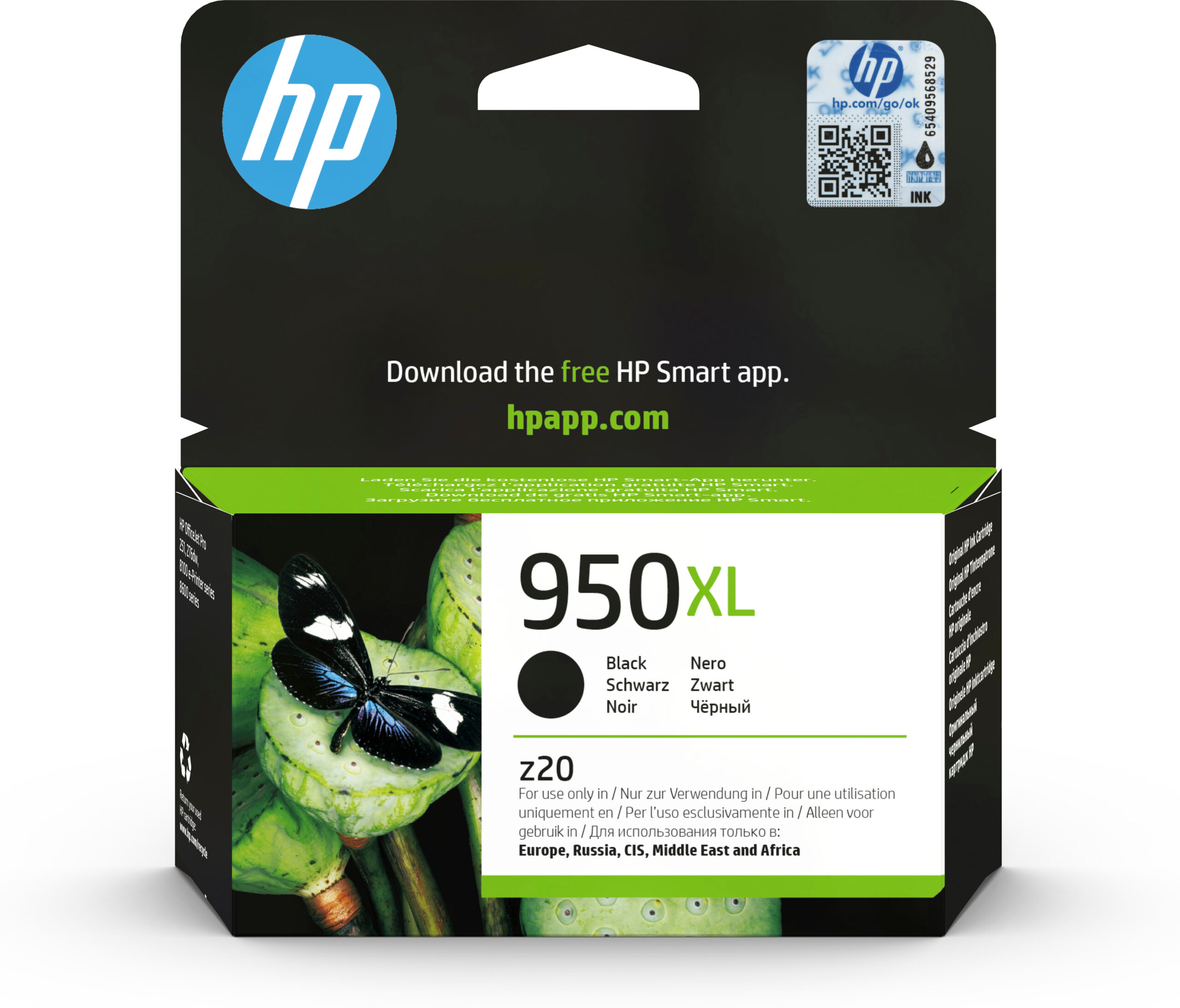 HP 950XL Noir – Cartouche d’encre grande capacité HP d’origine (CN045AE)