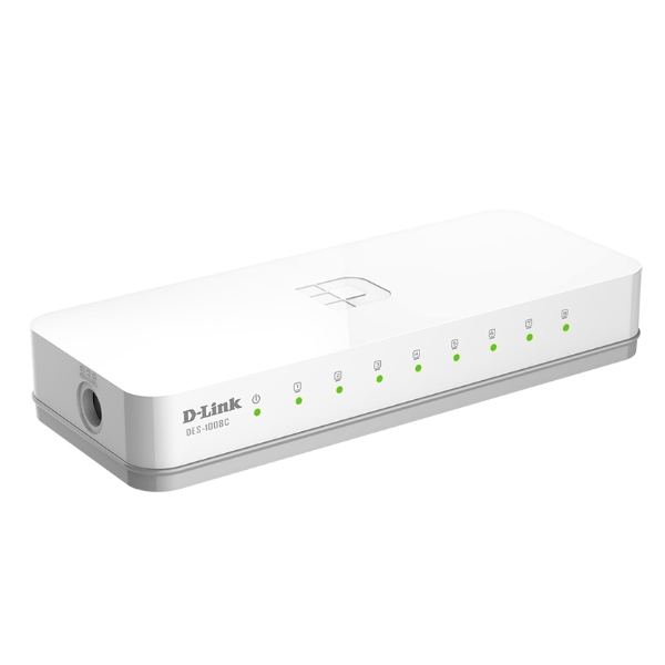 SWITCH DLINK UNMANAGED 8 ports 10/100 Mbps DES-1008C/E