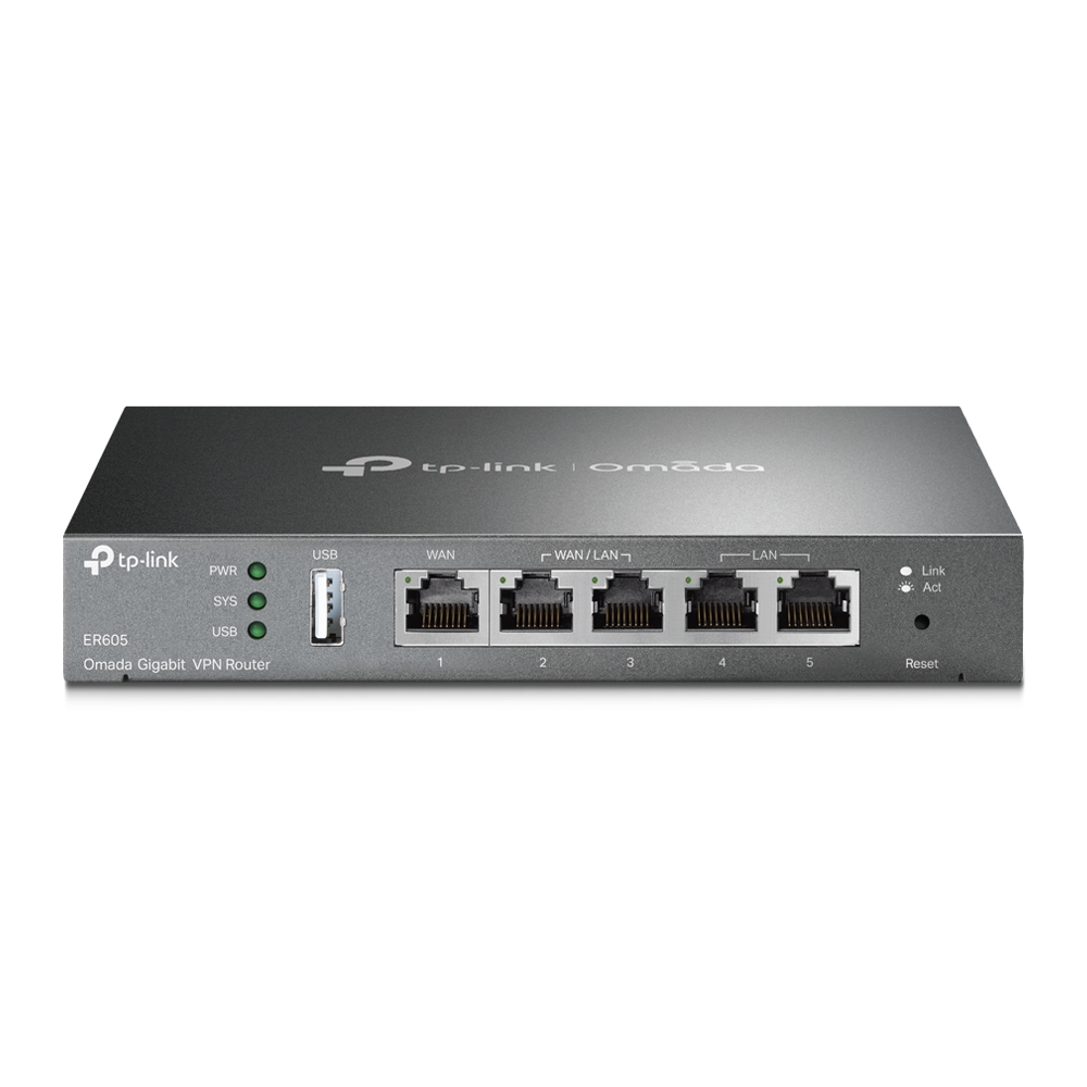 Routeur TP-Link ER605 v2 connecté Gigabit Ethernet Noir (TL-ER605 V2)