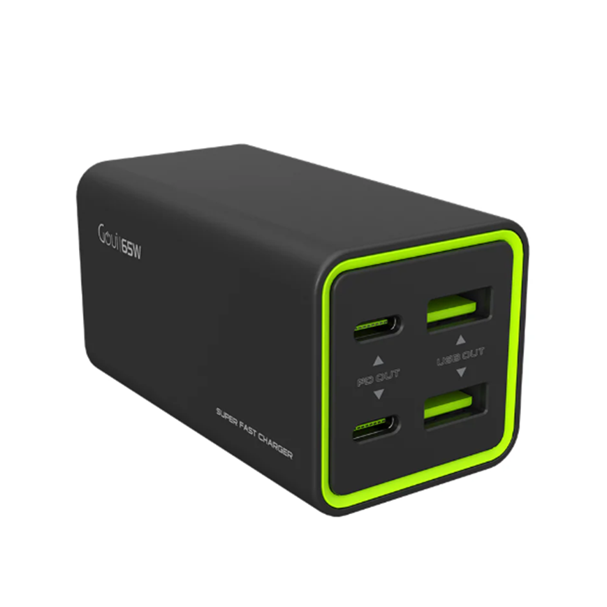 Chargeur de Bureau Goui Tank Super – Rapide 4 Ports 65W (G-GAN65W-3A)