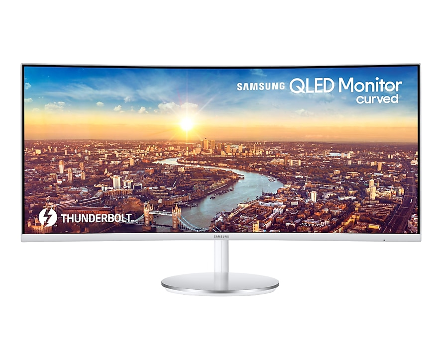 Moniteur Écran SAMSUNG 34″ incurvé Série 7 QLED UW-QHD (LC34J791WTMXZN)