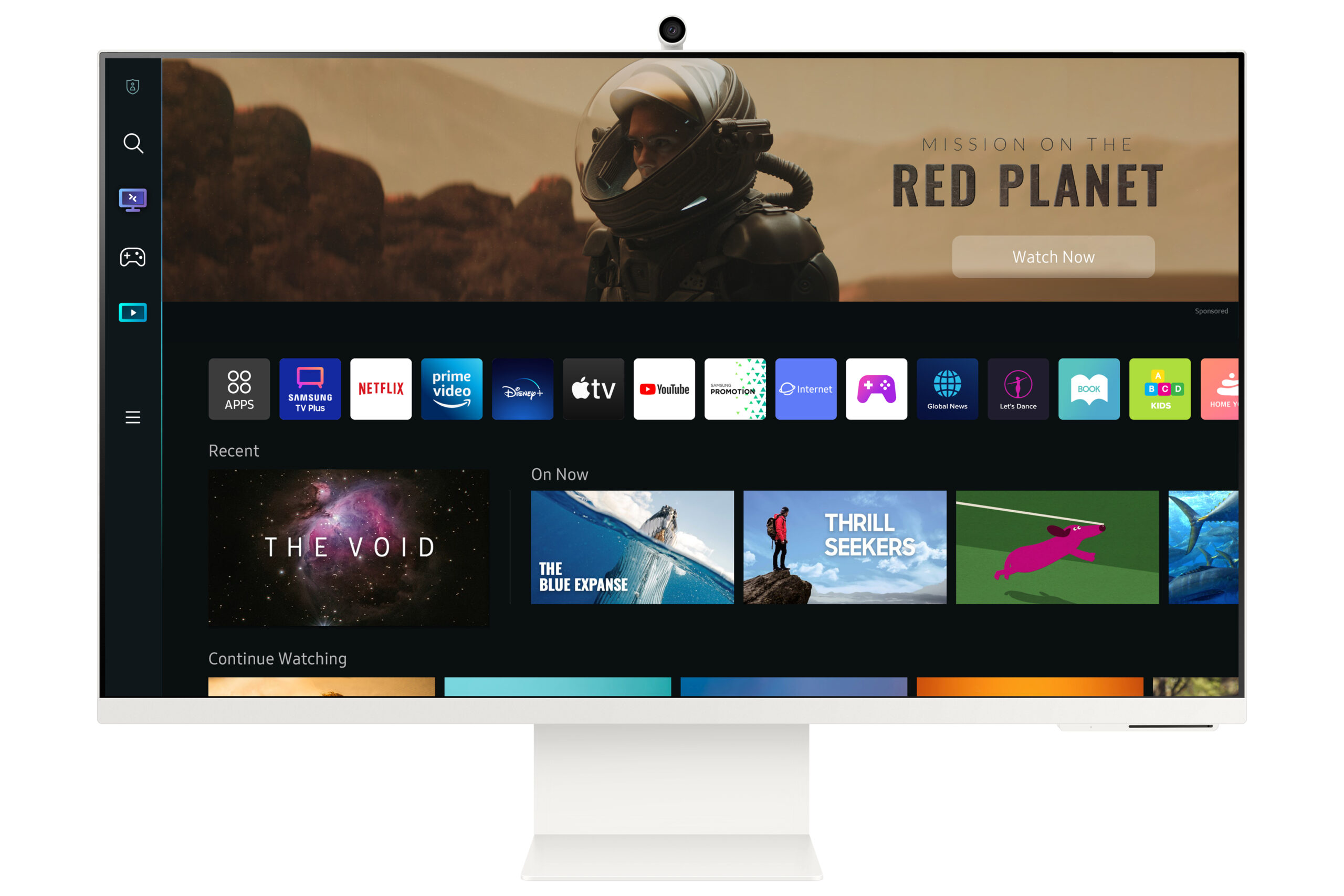 Moniteur Écran SAMSUNG 32″ PLAT SMART Série 8 UHD (LS32BM801UMXZN)