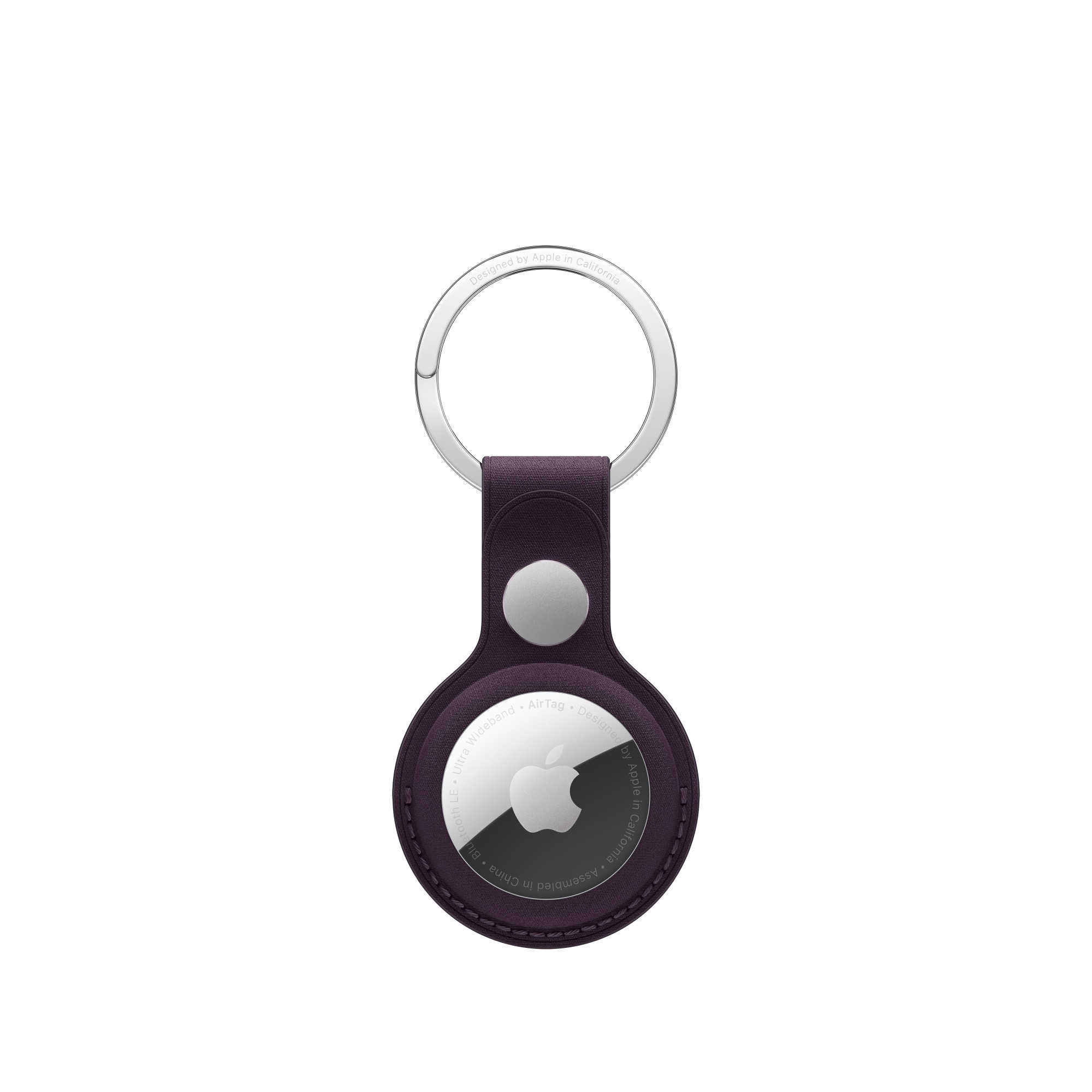 Porte-clés en tissage fin AirTag – Blackberry (MA7K4ZM/A)