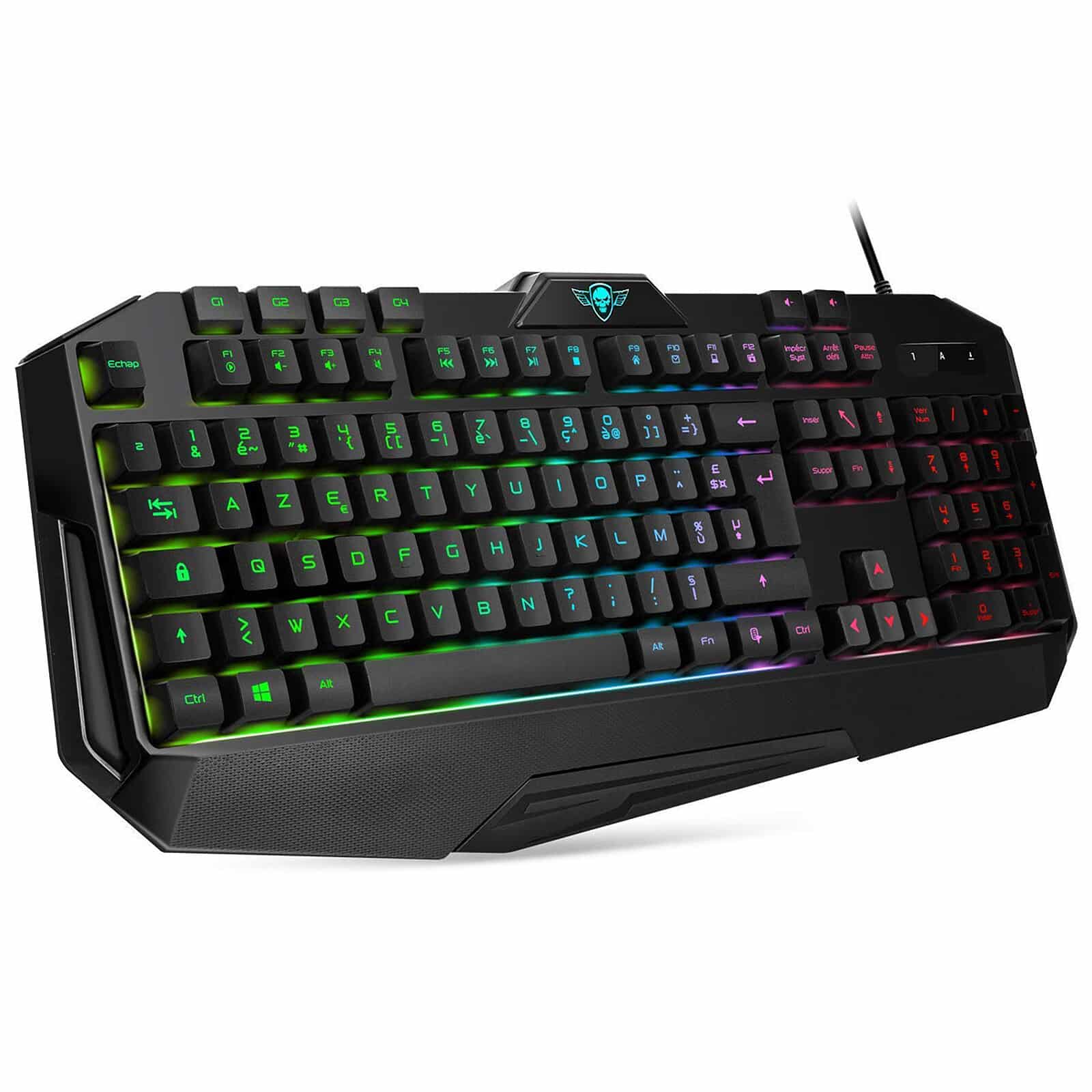 Clavier avec fil gamer Spirit of Gamer Pro-K8 – RGB (PRO-K8)
